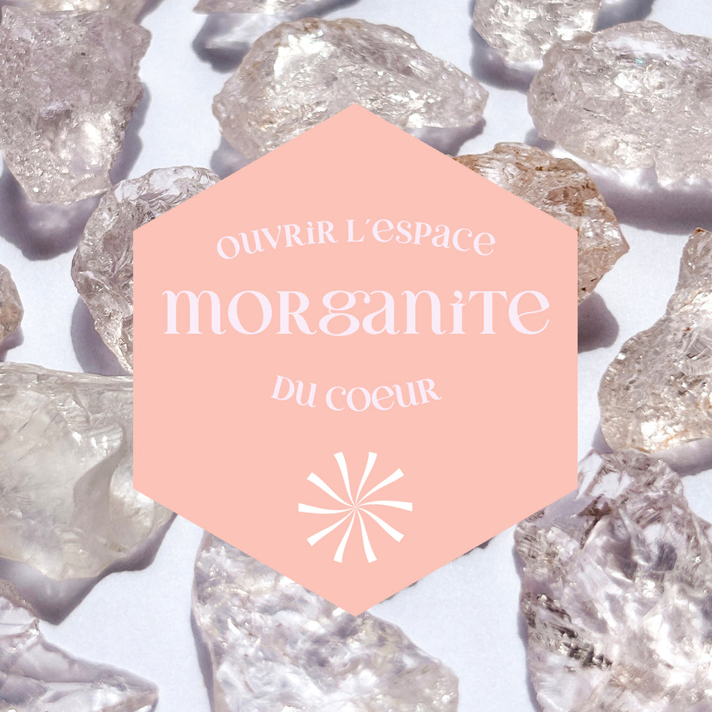 Soin énergétique "Ouvrir l'espace du coeur - Connexion lémurienne" (avec morganite)