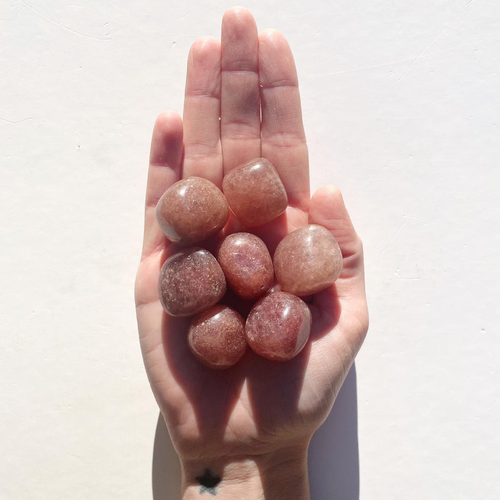 Quartz fraise roulé